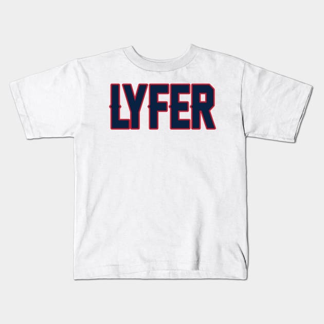 New England LYFER!!! Kids T-Shirt by OffesniveLine